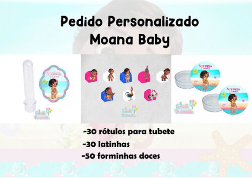 Pedido Personalizado Moana Baby