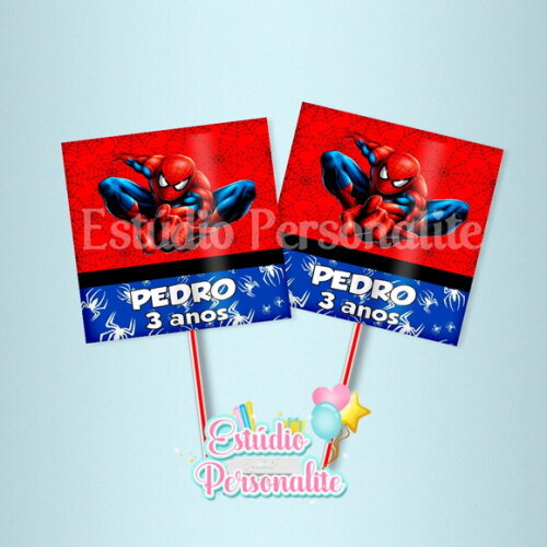 Pirulito Homem Aranha