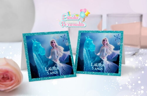 Plaquinha de Mesa Frozen 2
