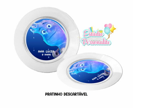 Pratinho Descartável Filme Elementos Disney