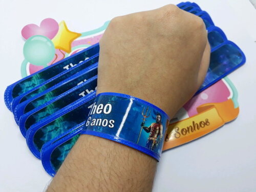 Pulseira Bate Enrola Aquaman