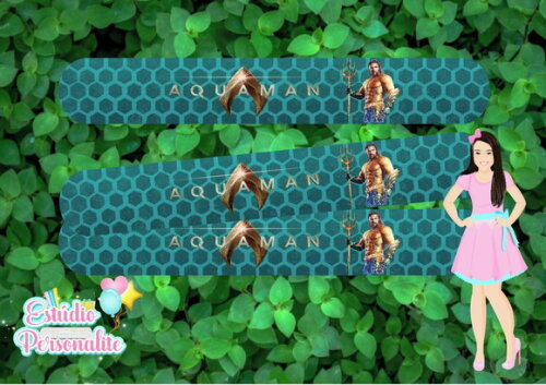 Pulseira Bate Enrola Aquaman