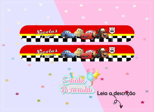 Pulseira Bate Enrola Carros