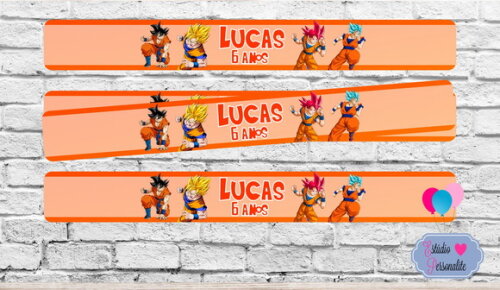 Pulseira Bate Enrola Dragon Ball