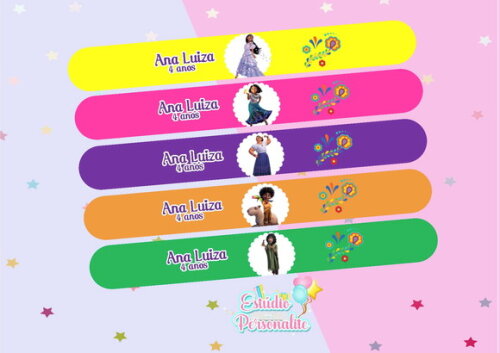 Pulseira Bate Enrola Encanto Disney