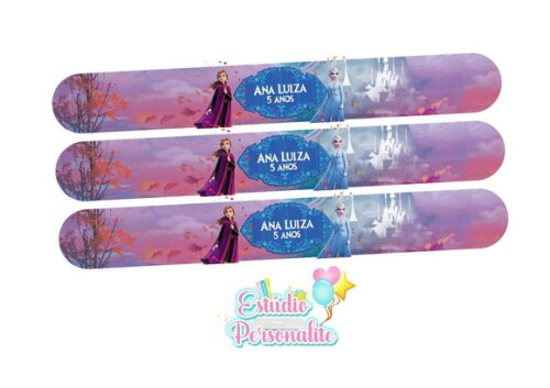 Pulseira Bate Enrola Frozen 2