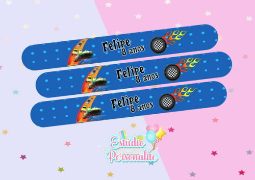 Pulseira Bate Enrola Hot Wheels