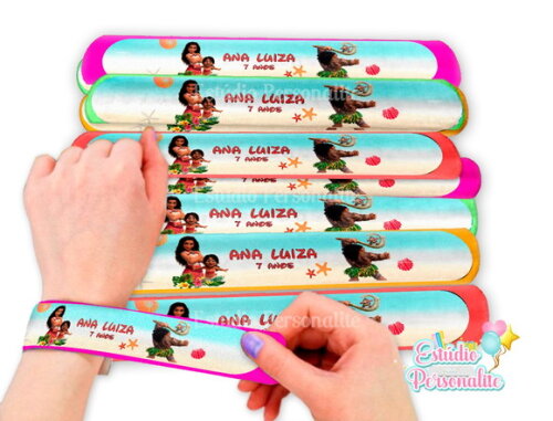 Pulseira Bate Enrola Moana 2