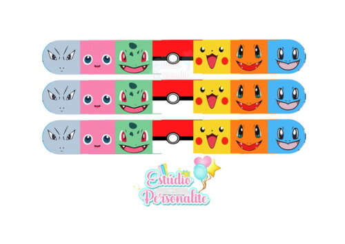 Pulseira Bate Enrola Pokémon