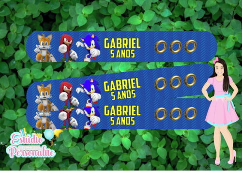 Pulseira Bate Enrola Sonic