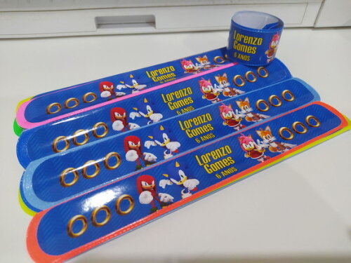 Pulseira Bate Enrola Sonic