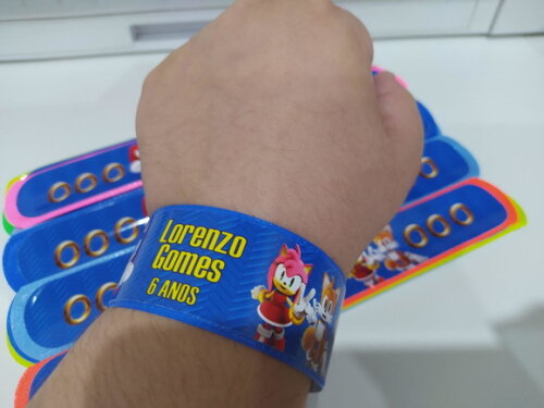Pulseira Bate Enrola Sonic