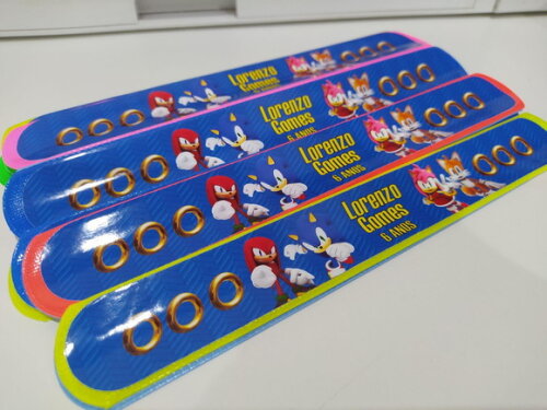 Pulseira Bate Enrola Sonic