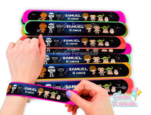 Pulseira Bate Enrola Star Wars