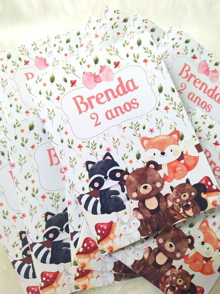 Revista de Colorir 14x10 Bosque Encantado