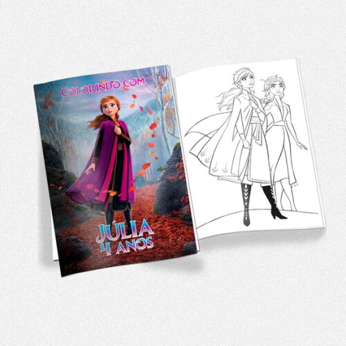 Revista de Colorir Frozen 2