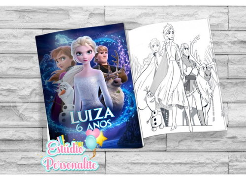 Revista de Colorir Frozen 2
