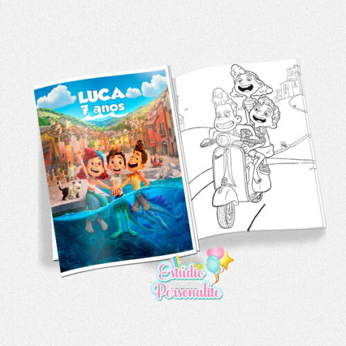 Revista de Colorir Luca Disney