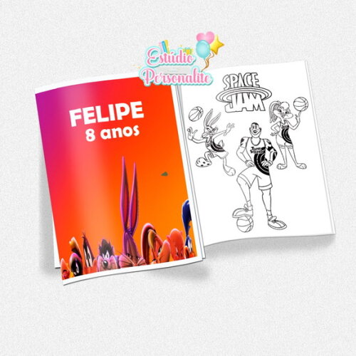 Revista de Colorir Space Jam Um Novo Legado