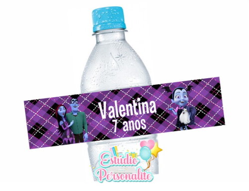 Rótulo adesivo para água Vampirina