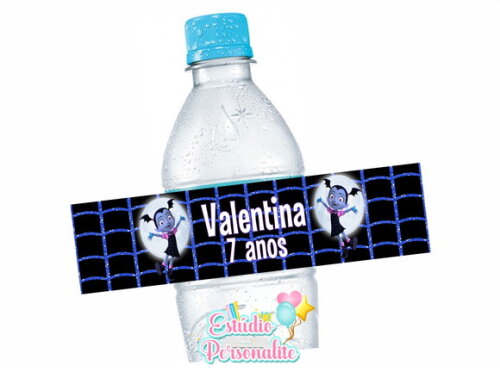 Rótulo adesivo para água Vampirina