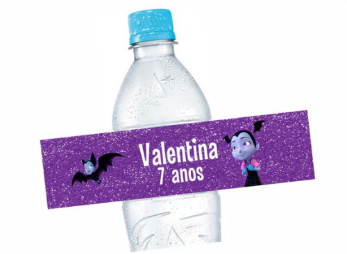 Rótulo adesivo para água Vampirina