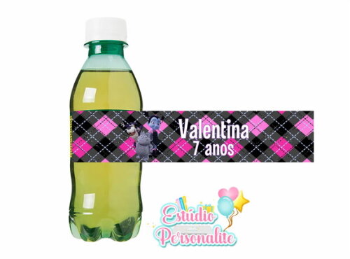 Rótulo adesivo para guaraná Vampirina