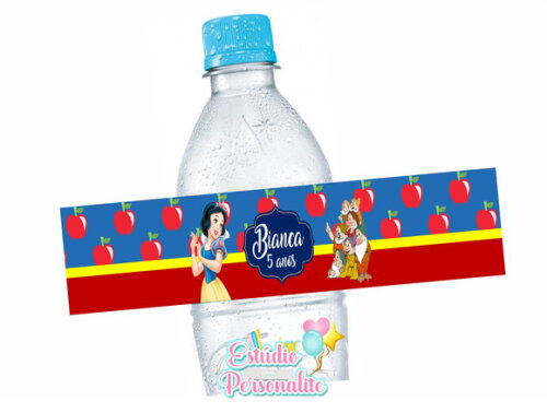 Rótulo para Água Branca de Neve