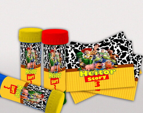 Rótulo para Bolha de Sabão Toy Story