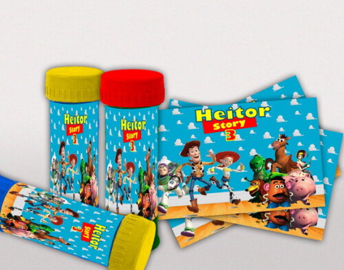 Rótulo para Bolha de Sabão Toy Story