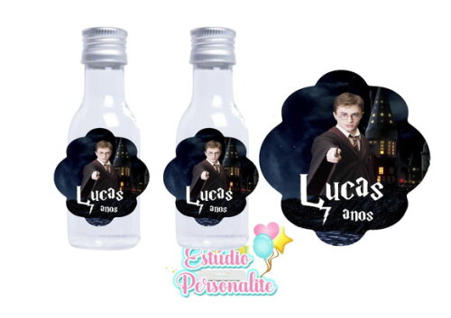 Rótulo para Garrafinha Harry Potter