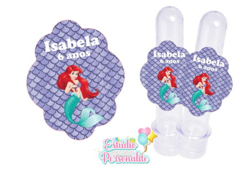 Rótulo para Tubete Ariel