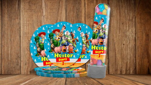 Rótulo para Tubete Toy Story