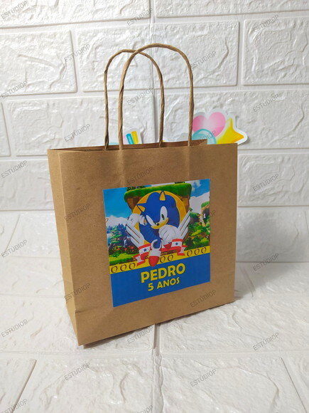 Sacola Kraft Pequena Sonic