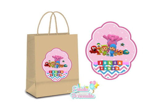 Sacola Kraft Pocoyo