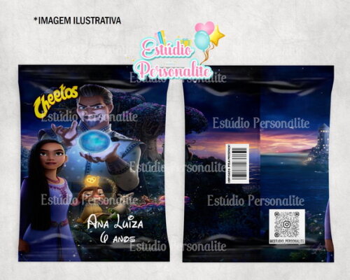 Salgadinho Personalizado Wish: o Poder dos Desejos