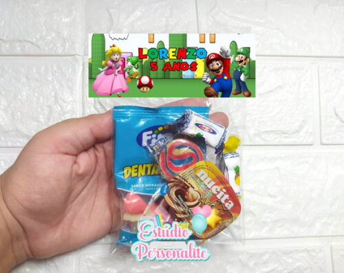 Saquinho de Doces Super Mario