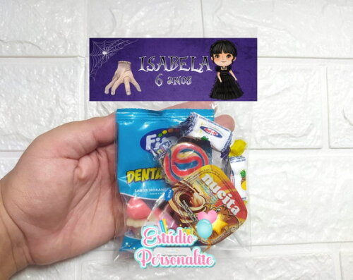 Saquinho de Doces Wandinha Addams