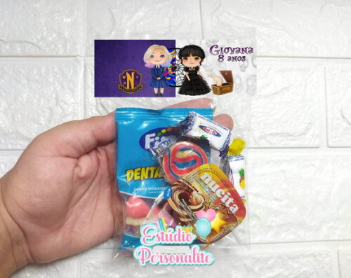 Saquinho de Doces Wandinha Addams