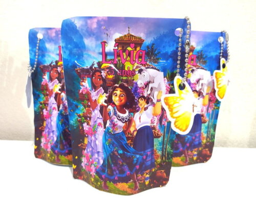 Saquinho Metalizado Encanto Disney