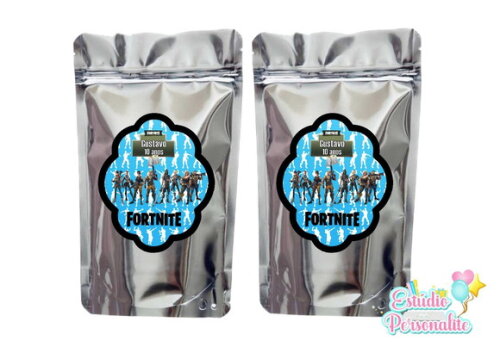 Saquinho Metalizado Fortnite