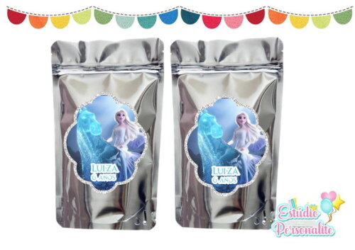 Saquinho Metalizado Frozen 2