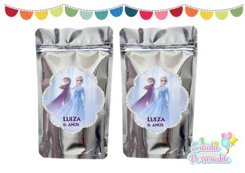 Saquinho Metalizado Frozen 2