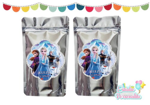Saquinho Metalizado Frozen 2