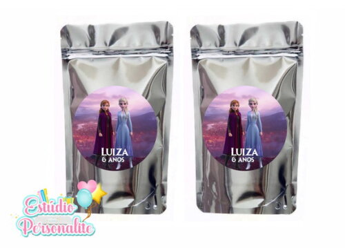 Saquinho Metalizado Frozen 2
