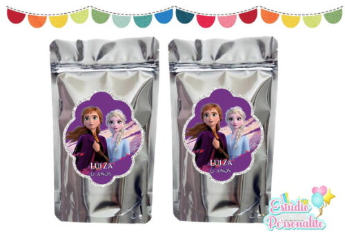 Saquinho Metalizado Frozen 2
