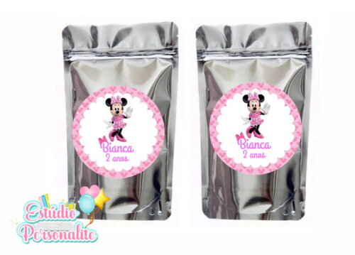 Saquinho Metalizado Minnie