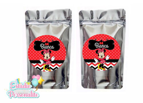 Saquinho Metalizado Minnie
