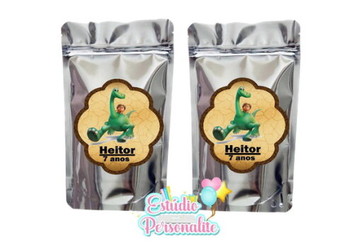 Saquinho Metalizado O Bom Dinossauro