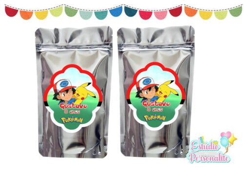 Saquinho Metalizado Pokémon